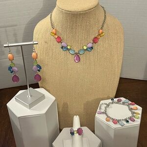 Colorful Gemstone Jewelry Set